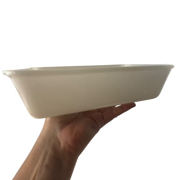 Vintage Fire King Lustre Bakeware Loaf Pan Loaf Dish #409 Glass USA - Picture 3 of 10